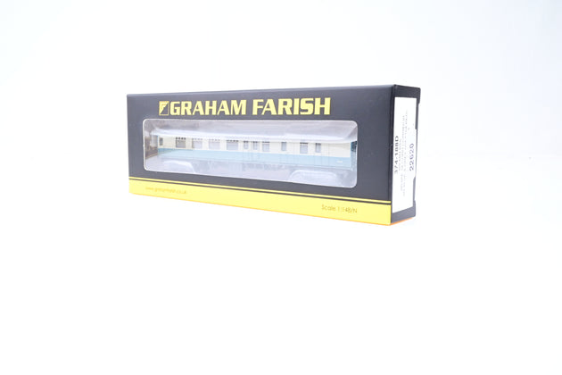 Graham Farish N Gauge 374-188D BR Blue & Grey Mk1 BSK Brake Corridor Second Coach No.34949 - Factory Weathered, Boxed