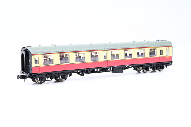 Graham Farish N Gauge 374-010 BR Crimson & Cream Mk1 SO Open Second Coach No.M3741 - Boxed