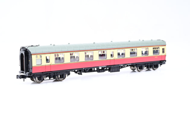 Graham Farish N Gauge 374-010 BR Crimson & Cream Mk1 SO Open Second Coach No.M3741 - Boxed
