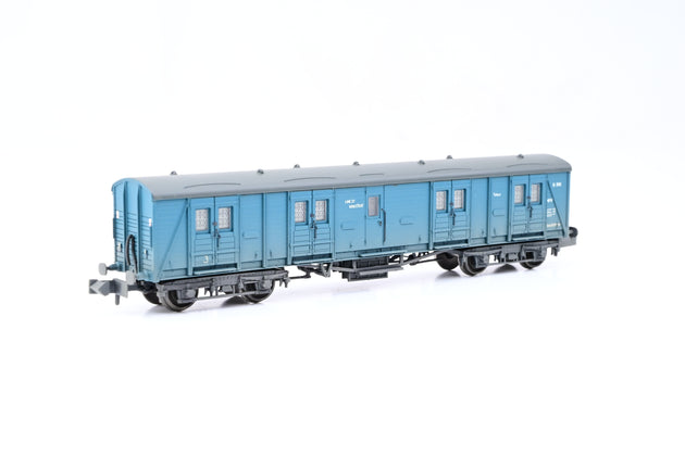 Graham Farish N Gauge 374-632A BR Blue NFV Bogie B Luggage Van No.S210 - Factory Weathered, Boxed