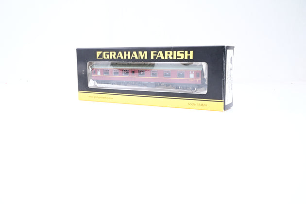 Graham Farish N Gauge 374-257 BR Maroon Mk1 CK Corridor Composite Coach No.M15916 - Boxed