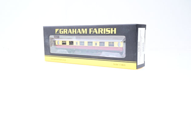 Graham Farish N Gauge 376-201 BR Crimson & Cream ex-LNER Thompson Corridor First Coach No.E11172E - Boxed