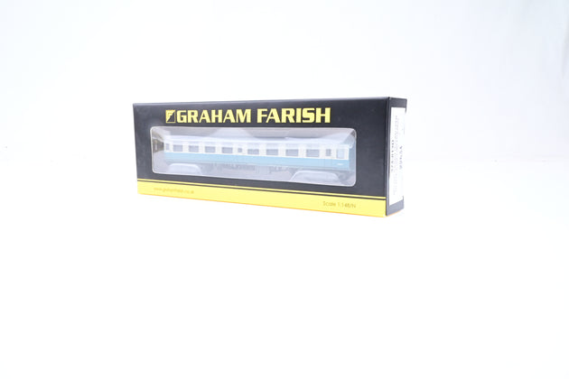 Graham Farish N Gauge 374-013D BR Blue & Grey Mk1 TSO Tourist Second Open Coach No.E5057 - Factory Weathered, Boxed