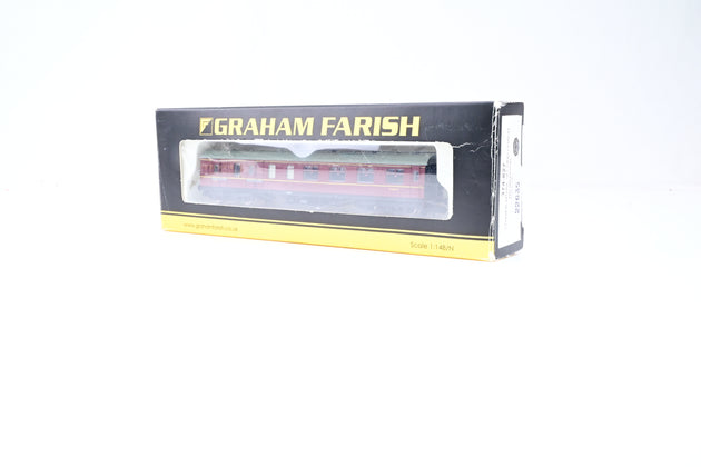 Graham Farish N Gauge 374-827 BR Maroon Stanier Brake Second Coach No.M5789M - Boxed