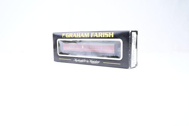 Graham Farish N Gauge 374-027 BR Maroon Mk1 BG Full Brake Coach No.E80798 - Boxed