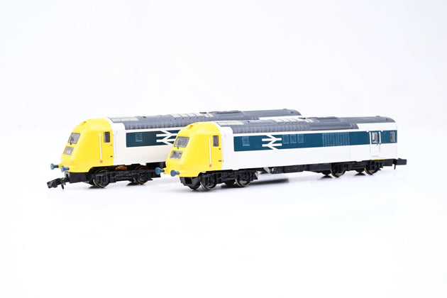 The Works Custom BR Blue & Grey Class 41 Prototype HST Power Car Pair Unnumbered - Unboxed