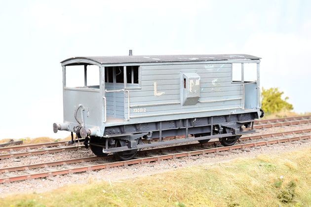 Kit Built O Gauge LMS 20 Ton Brake Van No.730012 - Etched Brass