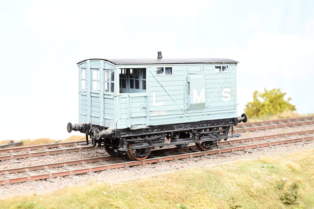 Kit Built O Gauge LMS 4 Wheel Brake Van No.280990 - Unboxed
