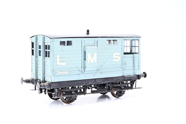 Kit Built O Gauge LMS 4 Wheel Brake Van No.280990 - Unboxed