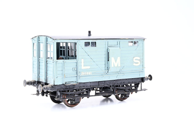 Kit Built O Gauge LMS 4 Wheel Brake Van No.280990 - Unboxed