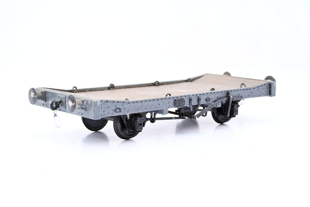 Kit Built O Gauge 4 Wheel Lowmac Wagon - Unboxed