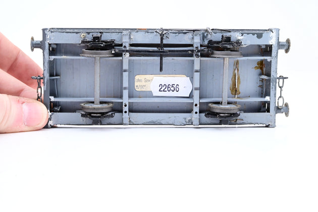 Kit Built O Gauge 4 Wheel Lowmac Wagon - Unboxed