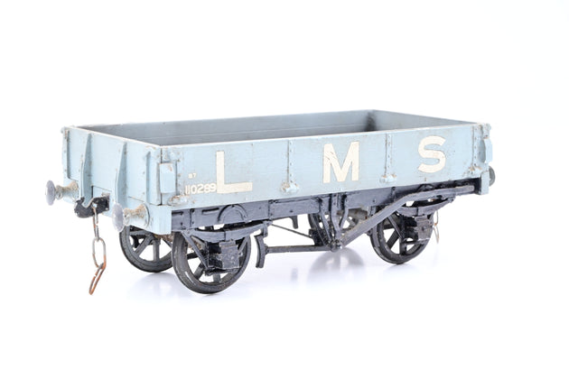 Kit Built O Gauge LMS 3 Plank Open Wagon No.110299 - Unboxed