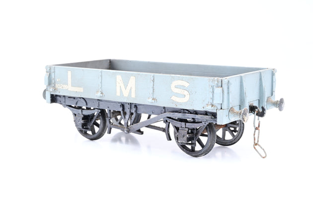 Kit Built O Gauge LMS 3 Plank Open Wagon No.110299 - Unboxed