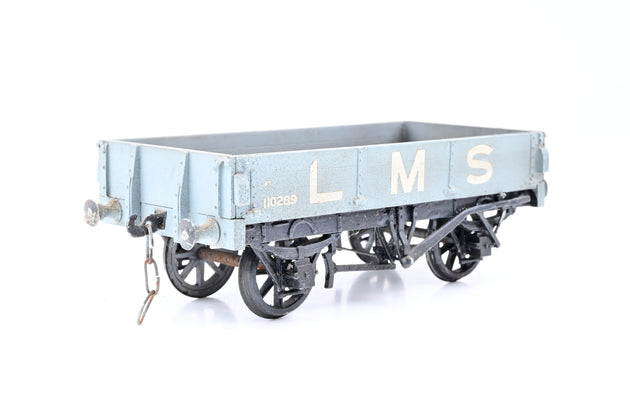 Kit Built O Gauge LMS 3 Plank Open Wagon No.110299 - Unboxed