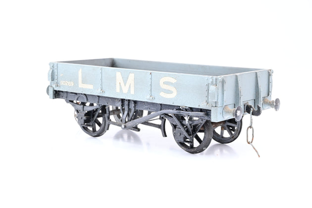 Kit Built O Gauge LMS 3 Plank Open Wagon No.110299 - Unboxed
