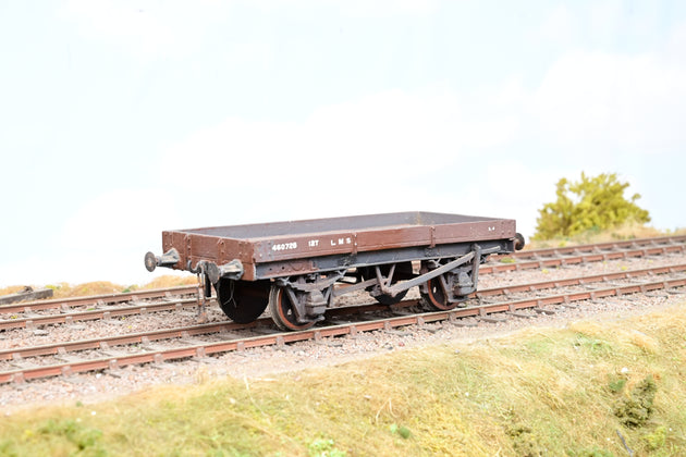 Kit Built O Gauge LMS 1 Plank Open Wagon No.460728 - Unboxed