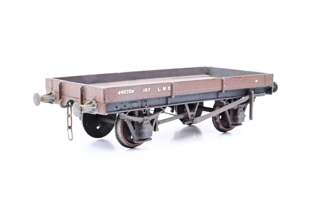 Kit Built O Gauge LMS 1 Plank Open Wagon No.460728 - Unboxed