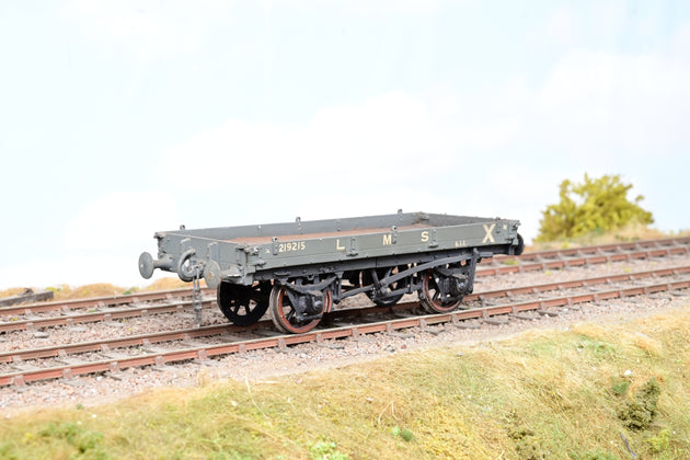 Kit Built O Gauge LMS 1 Plank Open Wagon No.219215 - Unboxed