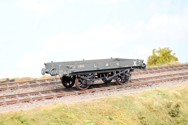 Kit Built O Gauge LMS 1 Plank Open Wagon No.219215 - Unboxed