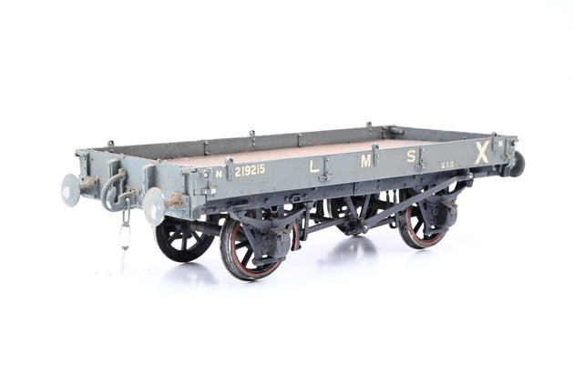 Kit Built O Gauge LMS 1 Plank Open Wagon No.219215 - Unboxed