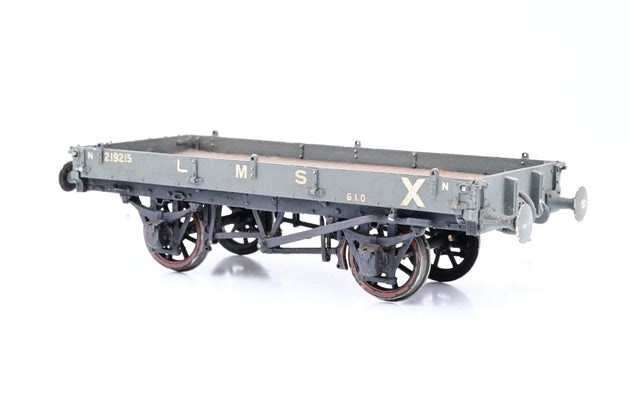 Kit Built O Gauge LMS 1 Plank Open Wagon No.219215 - Unboxed