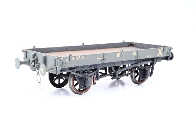 Kit Built O Gauge LMS 1 Plank Open Wagon No.219215 - Unboxed