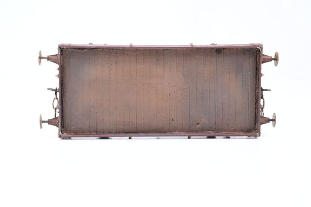 Kit Built O Gauge LMS 1 Plank Open Wagon No.460884 with Furniture Container - Unboxed