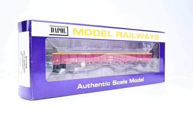 Dapol OO Gauge B778A EWS Maroon & Gold MCA Mini Monsterbox Wagon No.500207 - Boxed