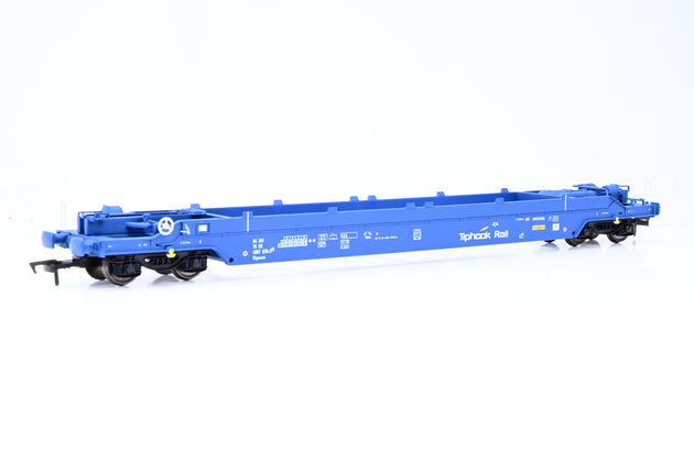 Dapol OO Gauge B779C Tiphook Rail Blue KQA Intermodal Pocket Wagon No.GERS 4907 070-3 - Boxed