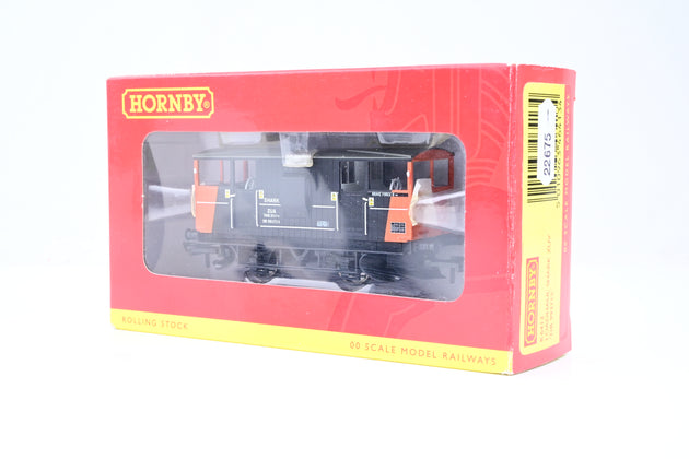 Hornby OO Gauge R6413 Loadhaul Orange & Black ZUV Shark Brake Van No.DB993715 - Boxed