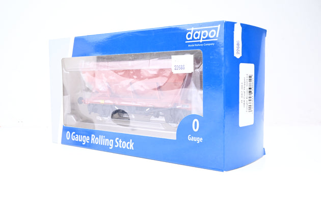 Dapol O Gauge 7mm 7F-047-003 HBA Coal Hopper Freight Brown No.360114 - Boxed