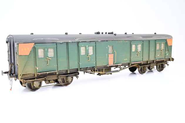 Kit Built O Gauge BR (SR) Green 50ft Bogie Guards' Van No.S5618S - Boxed