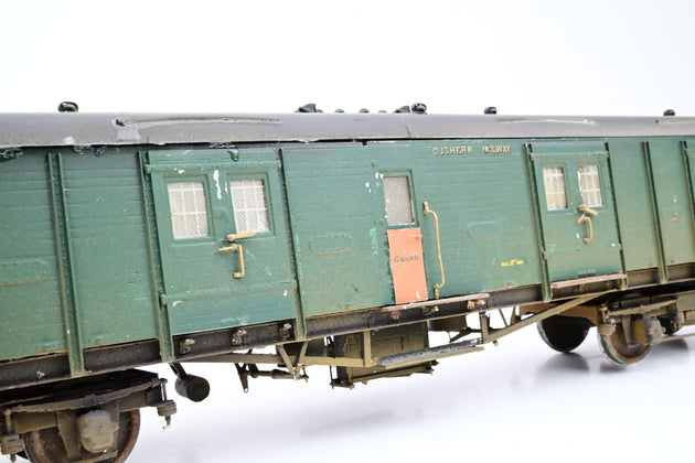 Kit Built O Gauge BR (SR) Green 50ft Bogie Guards' Van No.S5618S - Boxed