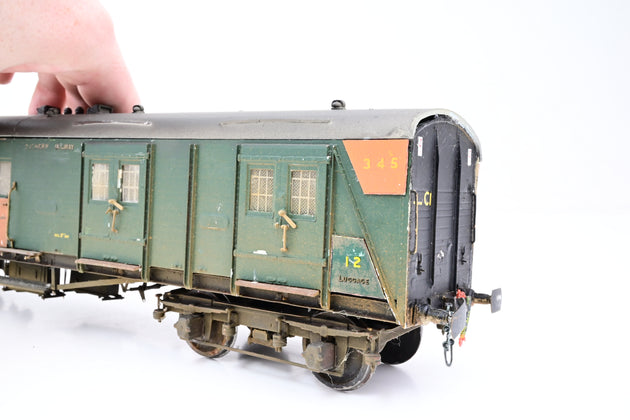 Kit Built O Gauge BR (SR) Green 50ft Bogie Guards' Van No.S5618S - Boxed