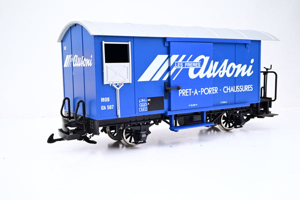 LGB G Gauge 'Ausoni' 4 Wheel Covered MOB Wagon No.Gk 507 - Unboxed
