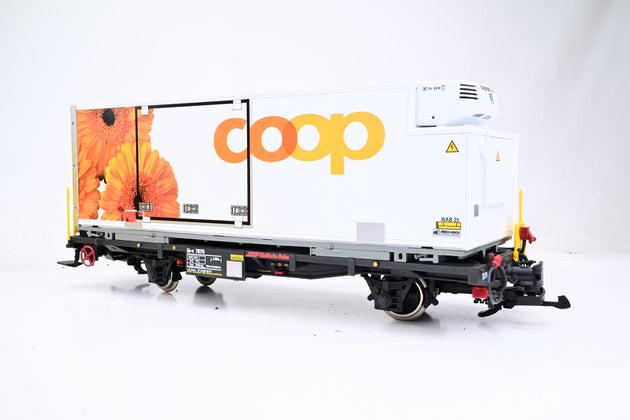 LGB G Gauge RhB Coop 'Flowers' Container Wagon - Unboxed