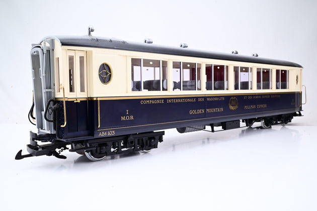 LGB G Gauge 32658 MOB Golden Mountain Pullman Express Car AB4 103 - Unboxed