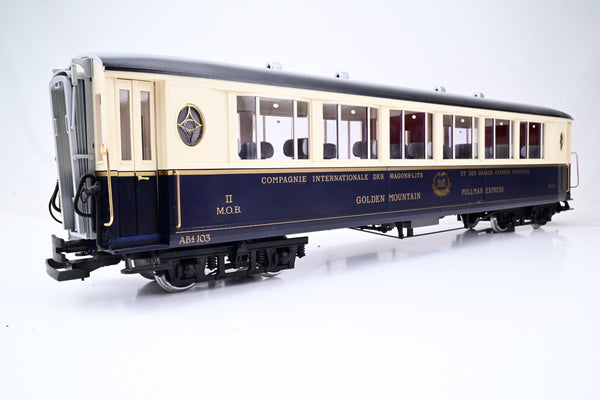 LGB G Gauge 32658 MOB Golden Mountain Pullman Express Car AB4 103 - Unboxed