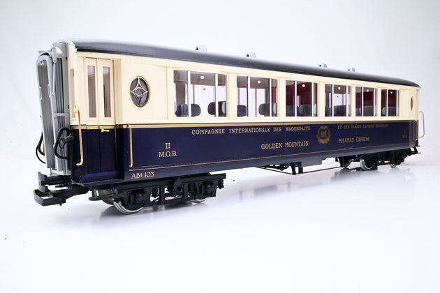 LGB G Gauge 32658 MOB Golden Mountain Pullman Express Car AB4 103 - Unboxed