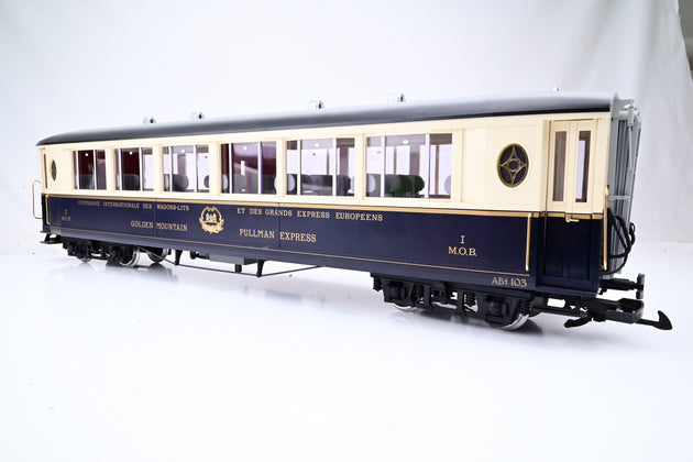 LGB G Gauge 32658 MOB Golden Mountain Pullman Express Car AB4 103 - Unboxed