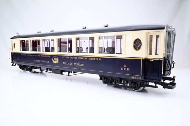 LGB G Gauge 32658 MOB Golden Mountain Pullman Express Car AB4 103 - Unboxed