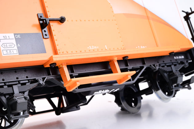 LGB G Gauge 'Getaz Romang' 4 Wheel Covered MOB Wagon No.Gk 522 - Unboxed