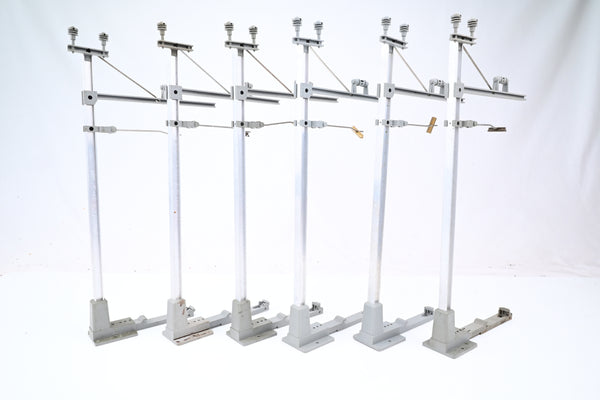 LGB G Gauge 56200 Set of 6 Overhead Electric Catenary Masts - Unboxed