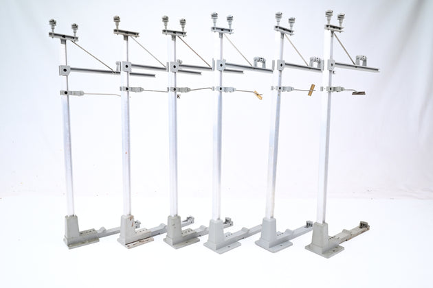 LGB G Gauge 56200 Set of 6 Overhead Electric Catenary Masts - Unboxed