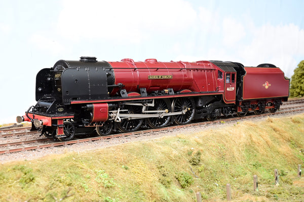 Sancheng O Gauge BR Maroon Late Crest 4-6-2 Princess Coronation Class No.46229 'Duchess of Hamilton' - Boxed
