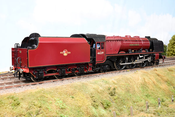 Sancheng O Gauge BR Maroon Late Crest 4-6-2 Princess Coronation Class No.46229 'Duchess of Hamilton' - Boxed