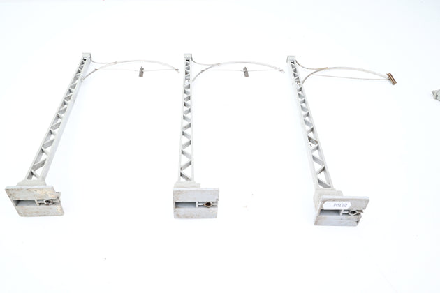 LGB G Gauge Set of 9 Overhead Catenary Masts - Unboxed