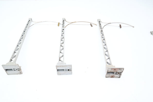 LGB G Gauge Set of 9 Overhead Catenary Masts - Unboxed