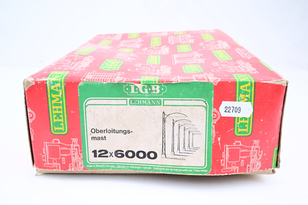 LGB G Gauge 6000 Set of 12 Overhead Catenary Masts - Boxed